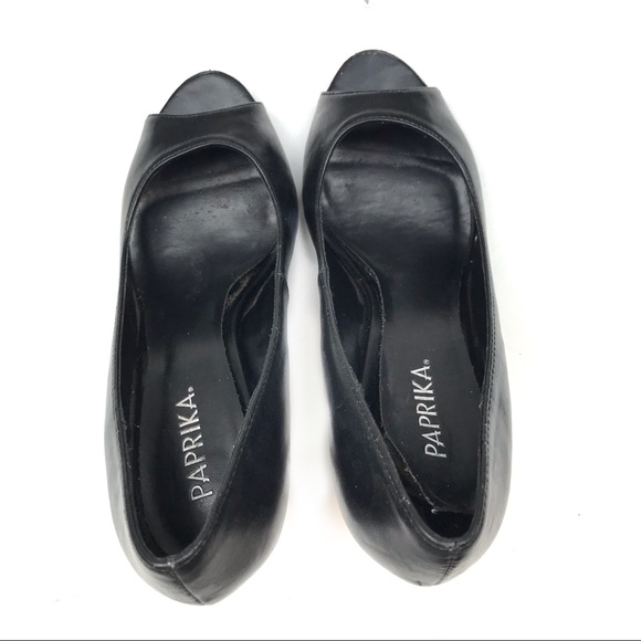 Paprika Open Toe Heels Sz 8 - Picture 3 of 8